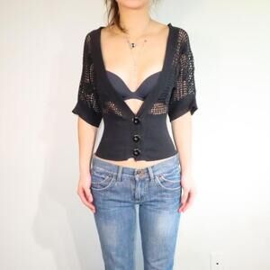 Candie's Women's Black Cardigan